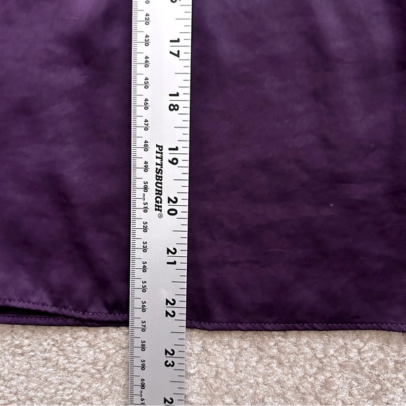 Vince Camuto Purple Billowy Long Sleeve Blouse - Picture 9 of 9